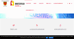 Desktop Screenshot of feuerwehr-bretzfeld.de